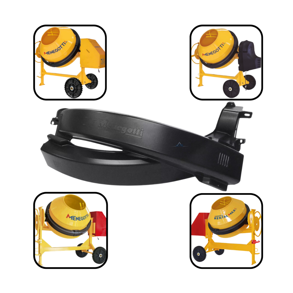 Proteção Da Cremalheira Para Betoneira 400l - Imagem 3