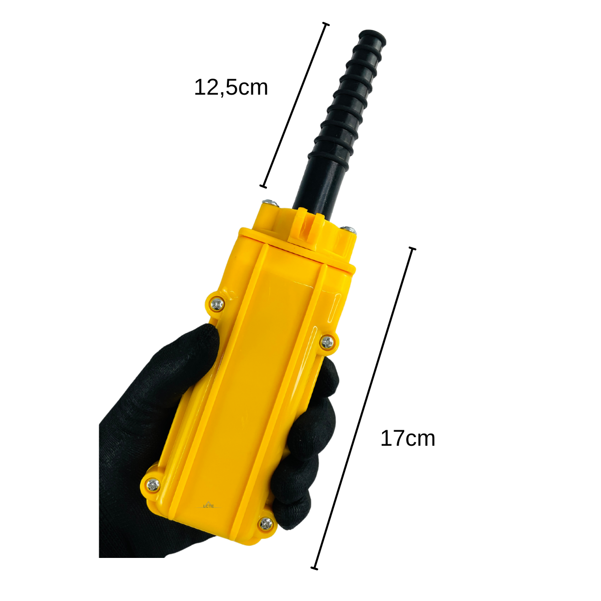 Botoeira com Dois Botões+ Emergência P/ Guinchos Elétricos - Imagem 3